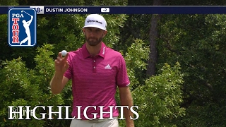 Dustin Johnson extended highlights  Round 1  Wells Fargo [upl. by Ellebanna]