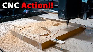 Building A Precision Bass Part 11 Using A CNC Machine To Make A Guitar Body [upl. by Benioff]