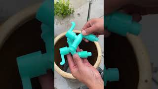 Outdoor antifreeze faucet viralvideo woodworking decoration tools shorts [upl. by Caddaric]