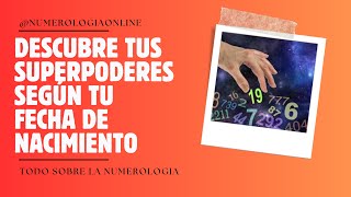 Descubre tus Superpoderes según tu fecha de nacimiento [upl. by Eeryn]