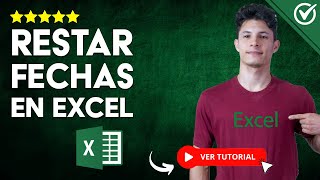 Cómo RESTAR FECHAS en EXCEL para Calcular los Días  📅 Calcular Años Meses y Días 📅 [upl. by Leuqcar811]