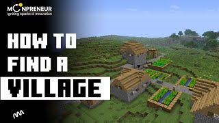 How To Find A Village in Minecraft  A Step by Step Guide 2023 Edition [upl. by Aklam]