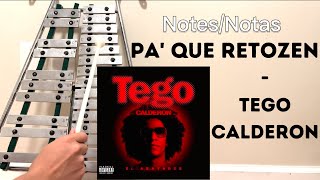 Pa Que Retozen  Tego Calderón en Lira con notas  With Notes [upl. by Eduj829]