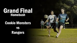 Grand Finals  Cookie Monsters vs Rangers  Homebush Monday Oztag  Div 1 [upl. by Naicul]