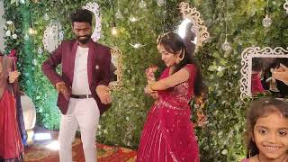 Pulsar bike Ramana and wife dance performance at engagement [upl. by Shaff]