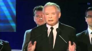 WYBORY 2011 Kaczyński Przyjdzie taki dzień że będziemy mieli Budapeszt [upl. by Colner]