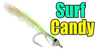 Surf Candy  Best Striped Bass Tuna Salmon Baitfish Streamer  Bob Popovics Fly Pattern [upl. by Hamish]