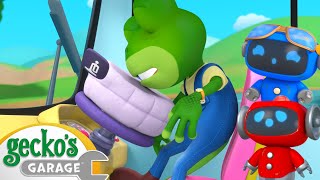 Geckos Bus Accident  Geckos Garage  Trucks For Children  Cartoons For Kids [upl. by Fletch]