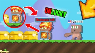 TOP 5 UNLUCKIEST PLAYERS IN GT HISTORY  Growtopia [upl. by Enomyar975]