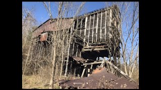 Exploring ABANDON BUILDINGS in Old Strip Mine [upl. by Adialeda]