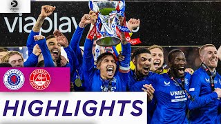 Rangers 10 Aberdeen  Tavernier Scissor Kick Secures Cup Glory For Rangers  Viaplay Cup Highlights [upl. by Anais]