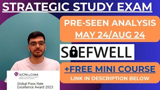 CIMA SCS May24 Preseen Analysis Part 1  Saefwell [upl. by Atik]