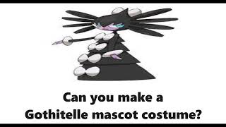 Gothitelle Pokemon Mascot Costume Request request mascotcostume Draw A Concept [upl. by Adnawad]