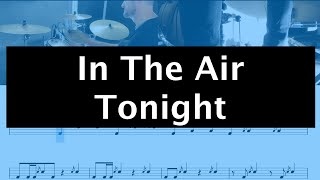 In The Air Tonight  Phil Collins simplified ★★☆☆☆ Drum Cover  DRUMLION [upl. by Eeloj759]