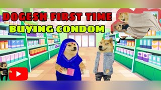 Dogesh First Time Buying Condom 😂🤣  Cheems doge funny video Cheems  dogesh  cheems doge meme [upl. by Ayortal]