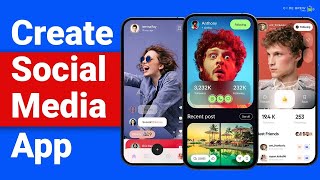 How To Create a Social Media App  Live Demo of Admin Panel of a Social Media App [upl. by Brenn]