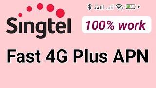 Fast Speed internet for Singtel  singtel internet 4G plus APN Settings [upl. by Eisle]