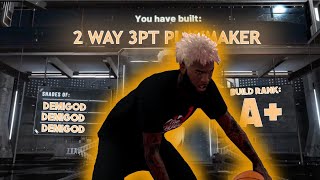 2 WAY 3PT PLAYMAKER BUILD 2K22 CURRENT GEN [upl. by Anehta]