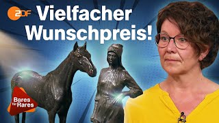 Unerwartet wertvoll Bronzeplastiken aus 1930er Jahren gehen durch die Decke  Bares für Rares [upl. by Adnolor]