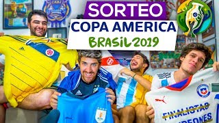 REACCIONES al SORTEO de la COPA AMERICA BRASIL 2019 [upl. by Licko]