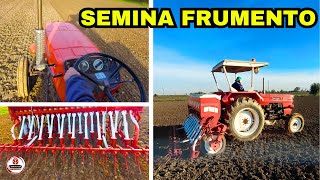 FINALMENTE SI SEMINA  Semina frumento 2023 [upl. by Nnylyaj]