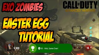 CoD AW Exo Zombies  Full Easter Egg Tutorial   Mist Game Over  SOLO Deutsch FULL HD [upl. by Radferd]