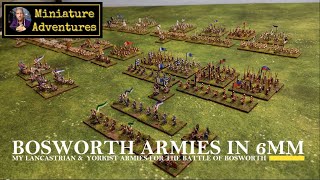 Bosworth Armies in 6mm [upl. by Airemahs699]