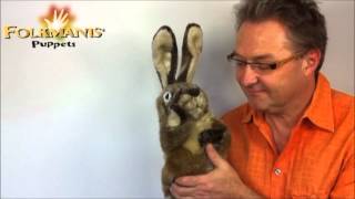 2800 Folkmanis RABBIT STAGE PUPPET [upl. by Newg]