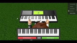 JoJos Bizarre Adventure Golden Wind Giornos Theme  Roblox Piano TutorialSheets in Description [upl. by Airitak]