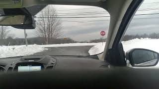 stop 🛑 sign amp double arrows on Wisconsin road [upl. by Adnohrahs]