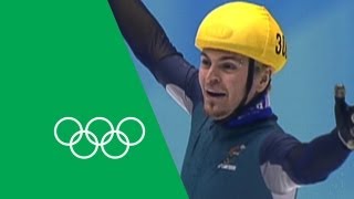 Steven Bradburys Unbelievable Gold Medal Victory  Olympic Rewind [upl. by Kcinomod]