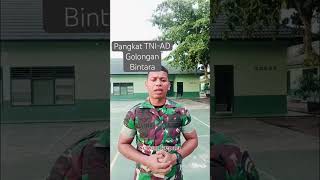 Golongan pangkat TNIAD bintara tni trending tniad jayaselalu pangkat tniad bintara fyp [upl. by Nadya]