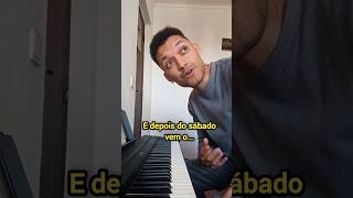 Depois do SÁBADO vem o piano musica [upl. by Herra]