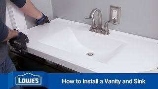 How To Install a Bathroom Vanity [upl. by Baler]