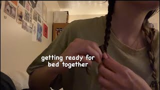 get ready for bed with me asmr personal attention no talking lofi [upl. by Shelley]