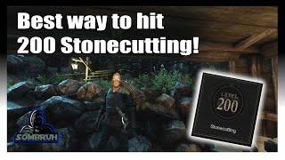 🔴How to hit 200 Stonecutting  New World [upl. by Tnecnev]