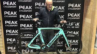 Bianchi Aria ERoad Electric Bike  PEAK cyclesport [upl. by Yoj]