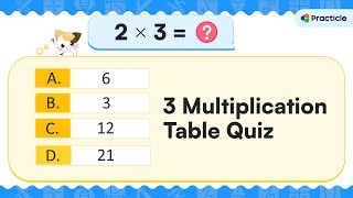 P3 Mathematics quiz  Multiplication table of 3 [upl. by Feingold4]