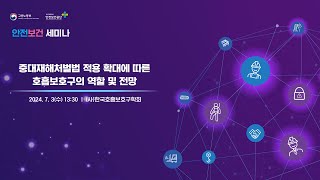 2024 산업안전보건의 달 안전보건 세미나 중대재해처벌법 적용 확대애 따른 호흡보호구의 역할 및 전망 73 404호 [upl. by Nnyloj349]