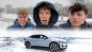 Langtur sydpå i Polestar 2 Performance Niels’ søn og 19 årige makkere tester elbil [upl. by Salinas]