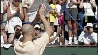 BNP Paribas Open TBT Andre Agassi Wins 2001 Title [upl. by Brasca526]