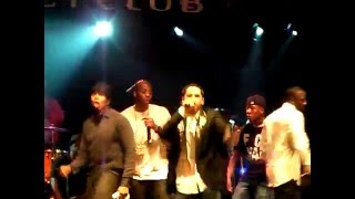 Akon  Beautiful live w acapella  grammy afterparty Colby O Donis Kardinal Offishall 020809 [upl. by Nala]