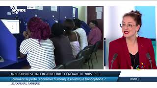 Interview TV5 Monde  Comment se porte léconomie numérique en Afrique francophone [upl. by Enrev]