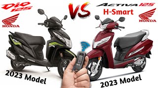 2023 Honda Dio 125 VS Activa 125 💥 Mileage  Top Speed  Price  Color  Honda Best Scooty in 125cc [upl. by Utter]