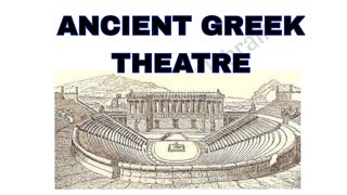 Ancient Greek theatre hindi explanationliterature and threatre [upl. by Eupheemia]