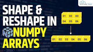 Learn About Shape and Reshaping in NumPy Arrays  Machine Learning Tutorial [upl. by Trev609]