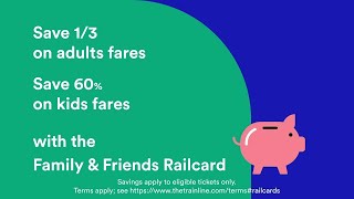 Digital Family and Friends Railcard from Trainline [upl. by Navac]