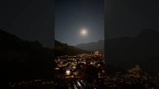 sarganserland in the moonlight fullmoon night nacht vollmond schweiz szwajcaria [upl. by Jonell]