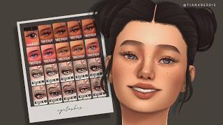 las mejores pestañas para los sims 4 cc haul [upl. by Stefanie]