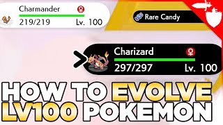 How to Evolve Level 100 Pokemon in Pokemon Sword and Shield [upl. by Chow]